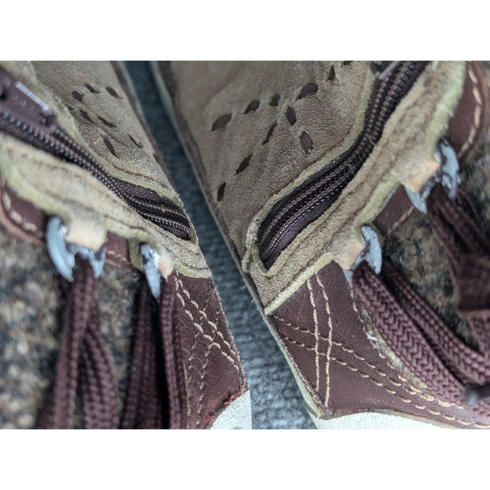Merrell Puffin Mid Women's Size 8 Suede Tan Leather Winter Boots Primaloft 200g - Picture 8 of 16